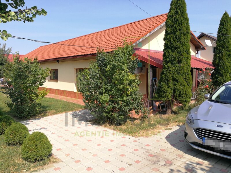 Timis  Casa individuala, mobilata si utilata, 5 camere, teren generos